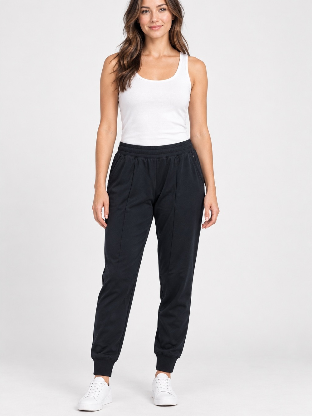 Eddie Bauer Black Elastic Waist Jogger Pants